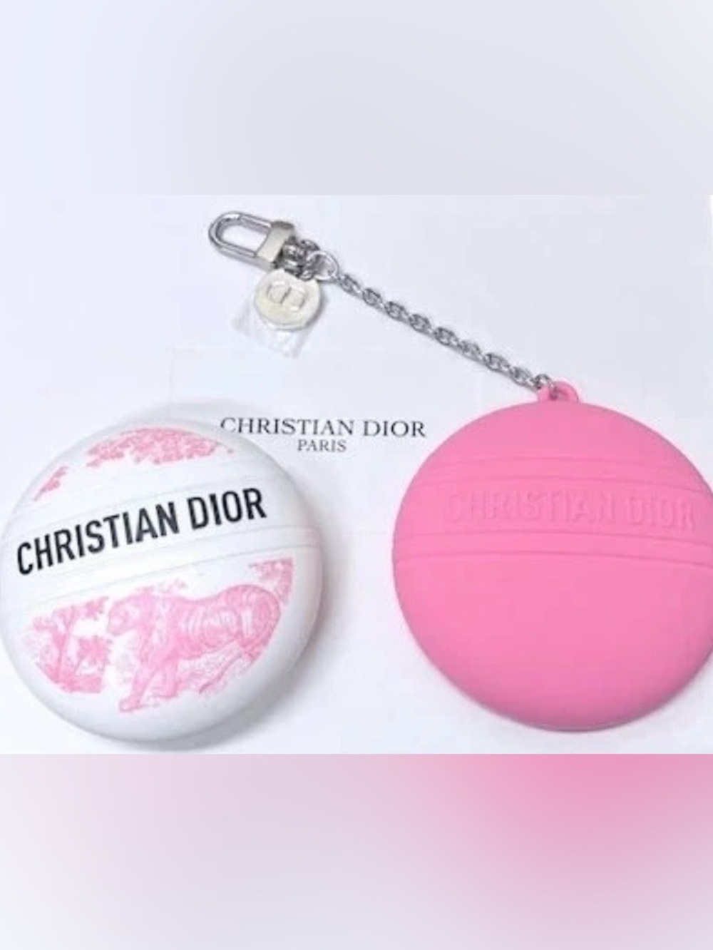 Dior Le Baume Limited Edition Toile De Jouy W/ Keychain Holder Brand New In Box - Picture 2 of 5